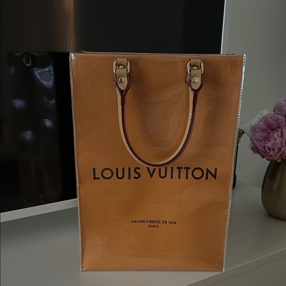 Up-cycled Louis Vuitton Tan Tote Bag